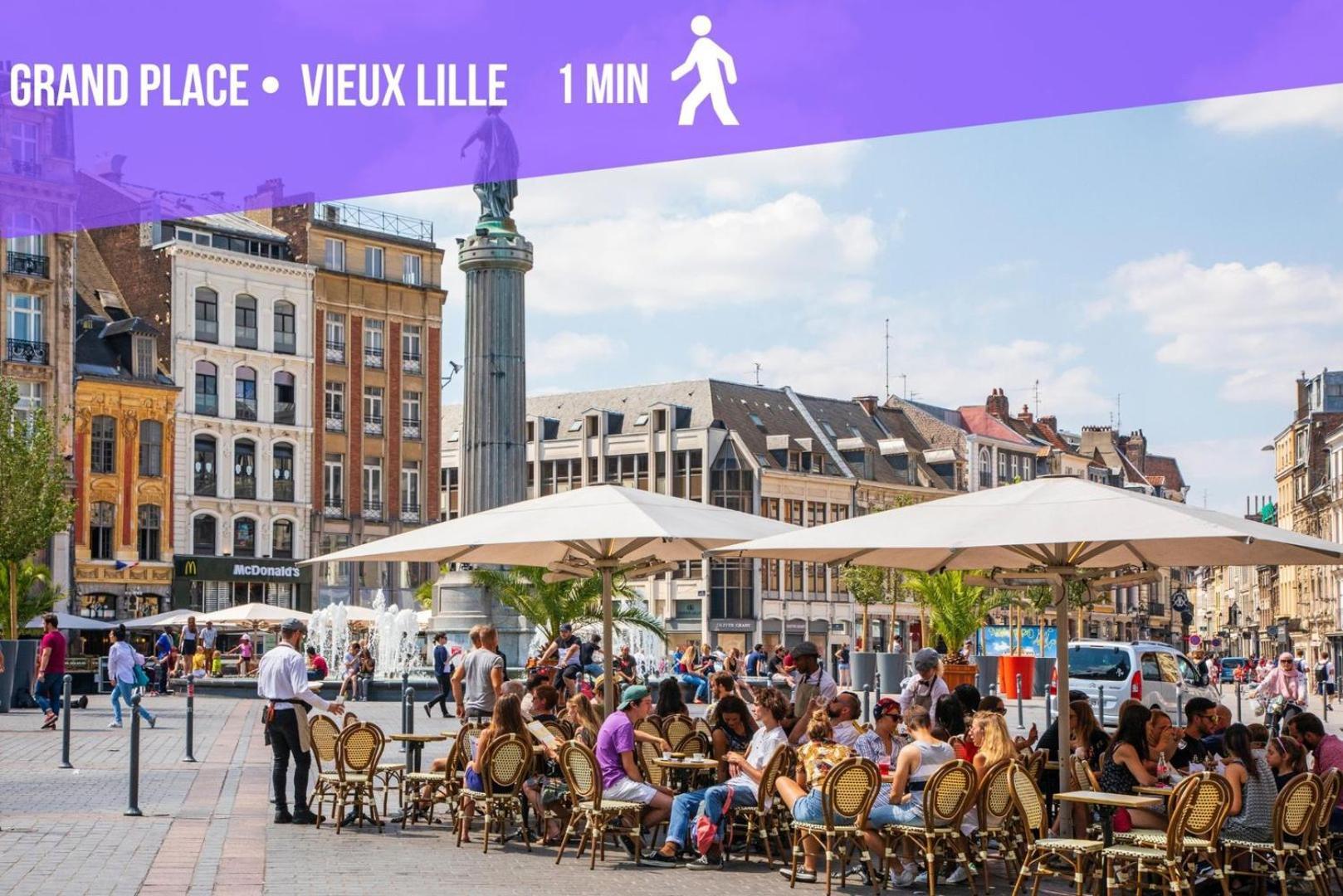 Superbe Appartement Sur La Grand Place, Avec Vue ! Lille Exterior foto